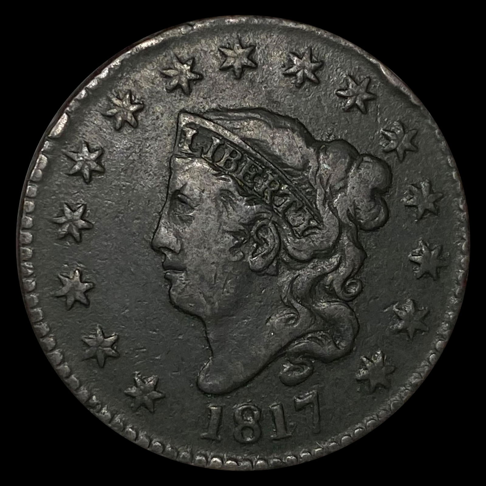 1817 Large Cent CLOSELY UNCIRCULATED (1 of 2)