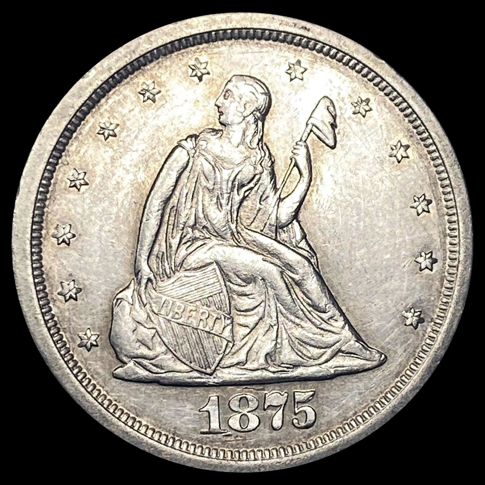 1875-S Twenty Cent Piece UNCIRCULATED (1 of 2)