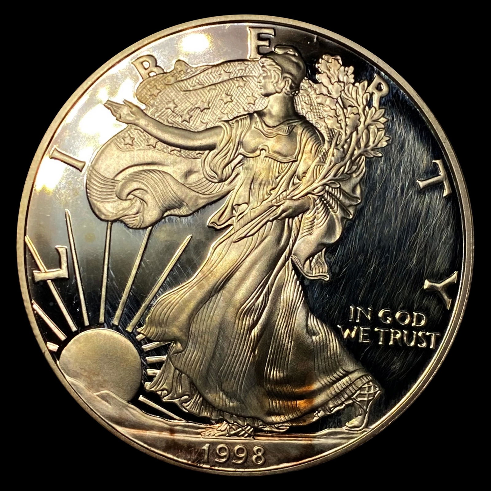 1998 American Silver Eagle GEM PROOF (1 of 2)
