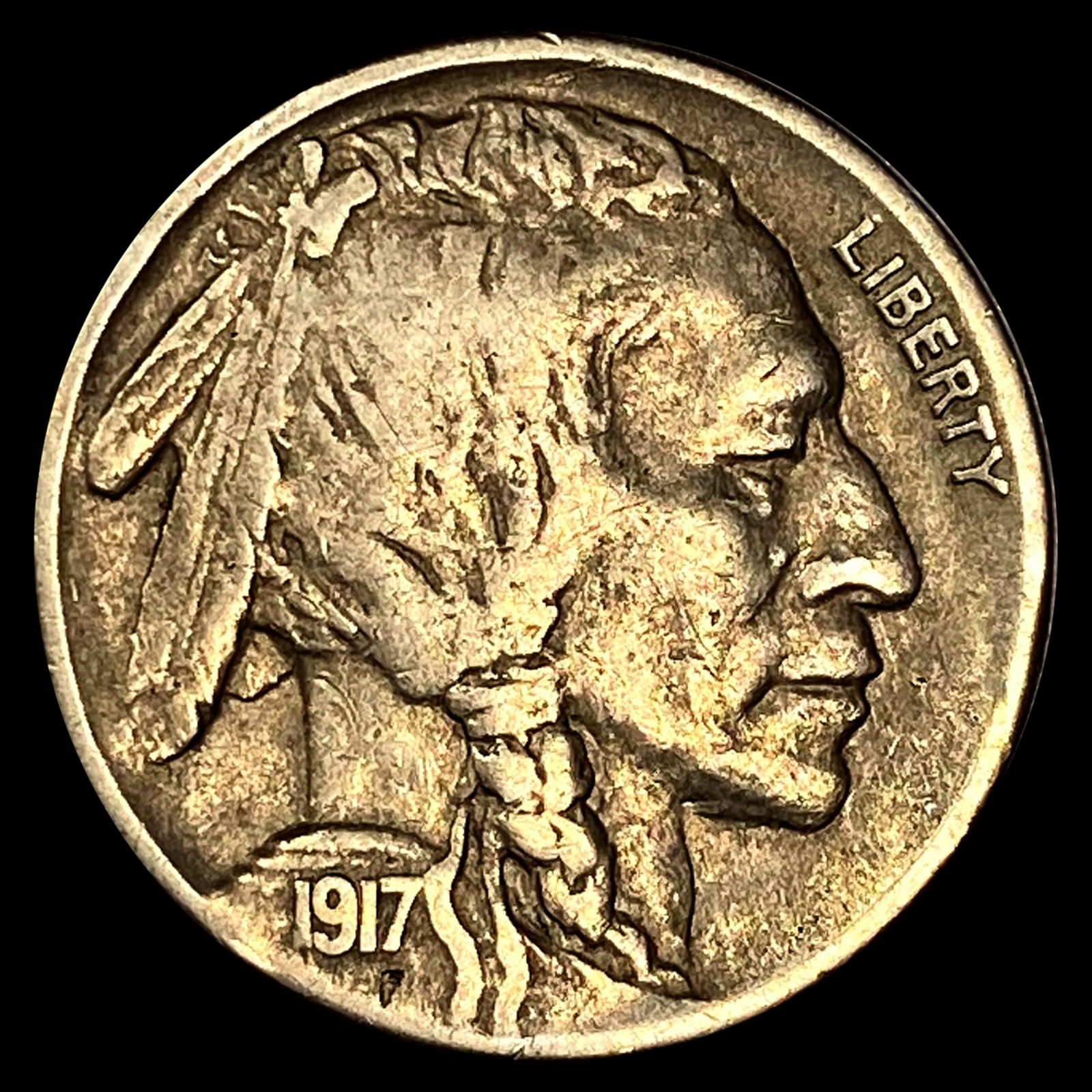 1917-S Buffalo Nickel CLOSELY UNCIRCULATED (1 of 2)