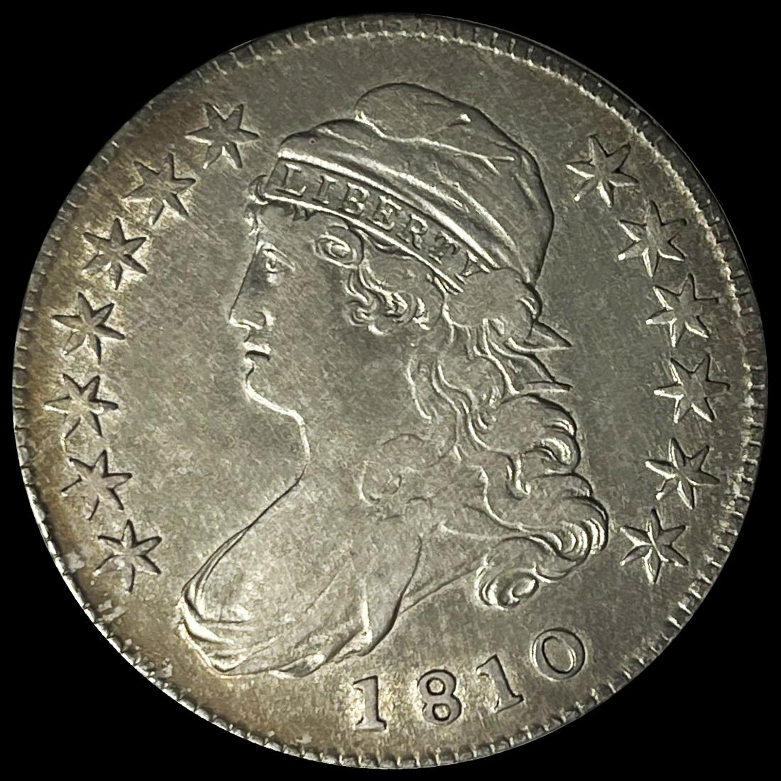 1810 Capped Bust Half Dollar CLOSELY UNCIRCULATED (1 of 2)