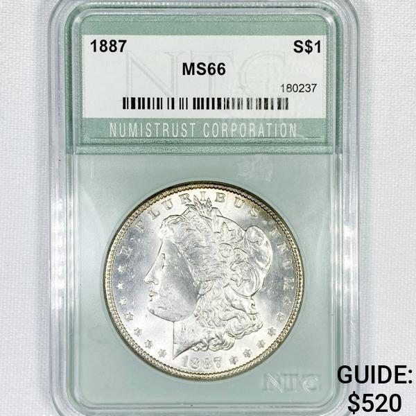 1887 Morgan Silver Dollar NTC-MS66 (1 of 2)