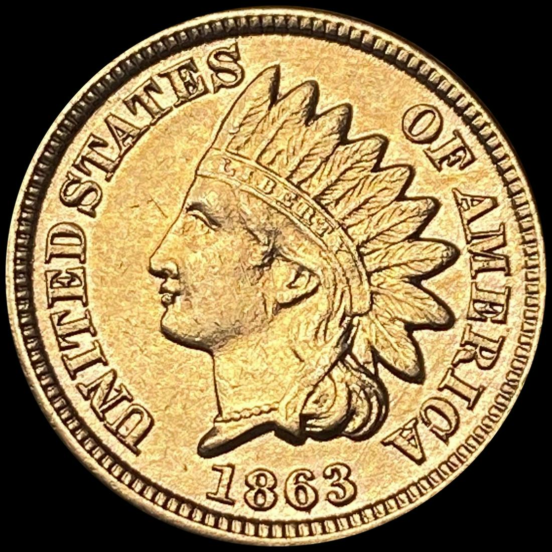 1863 Indian Head Cent UNCIRCULATED (1 of 2)