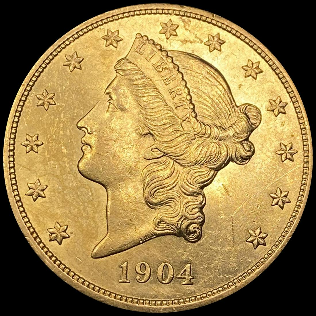 1904 $20 Gold Double Eagle UNCIRCULATED (1 of 2)