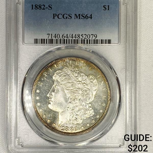 1882-S Morgan Silver Dollar PCGS-MS64 (1 of 2)