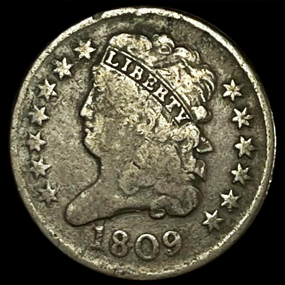 1809 Classic Head Half Cent NICELY CIRCULATED (1 of 2)