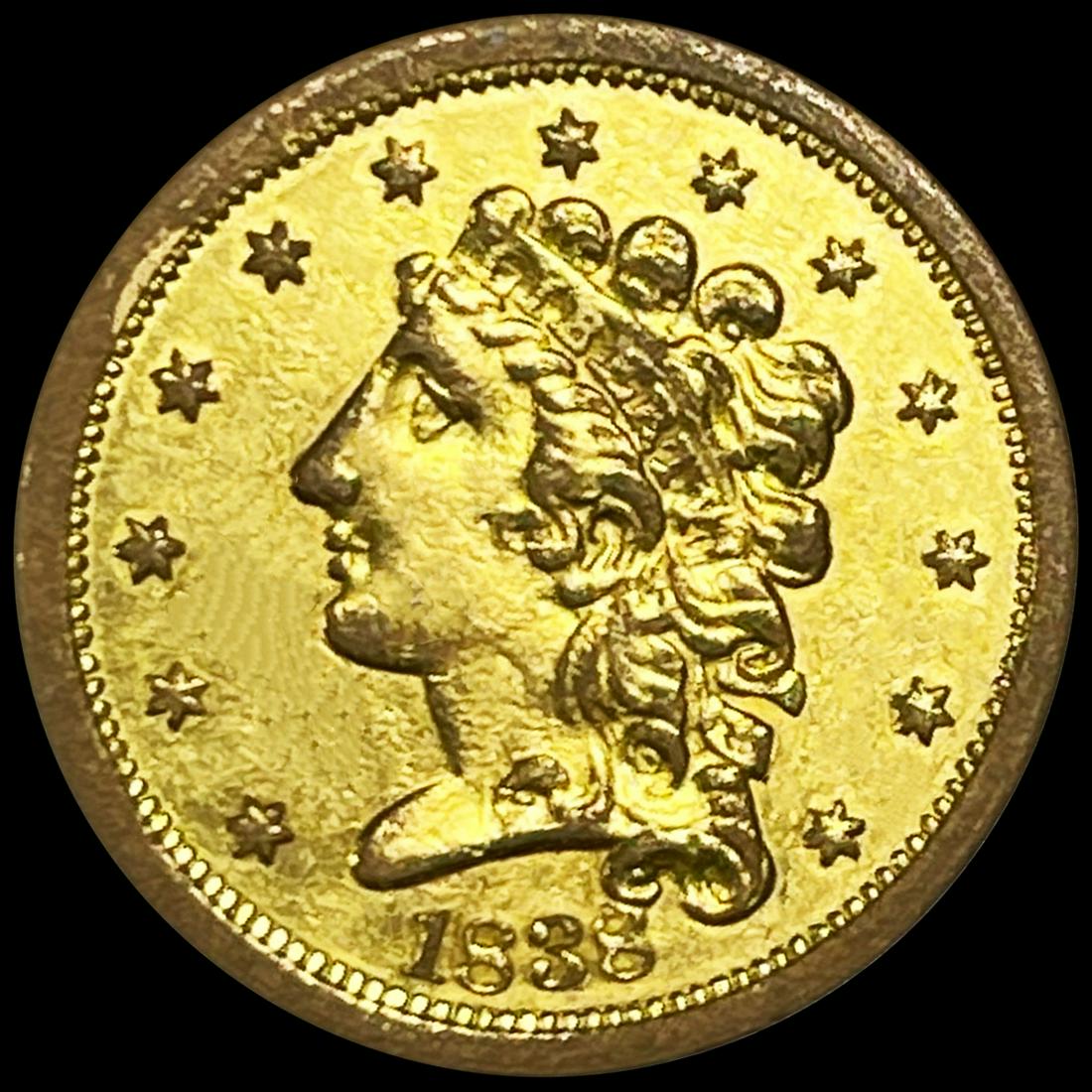 1838 $2.50 Gold Quarter Eagle CLOSELY (1 of 2)