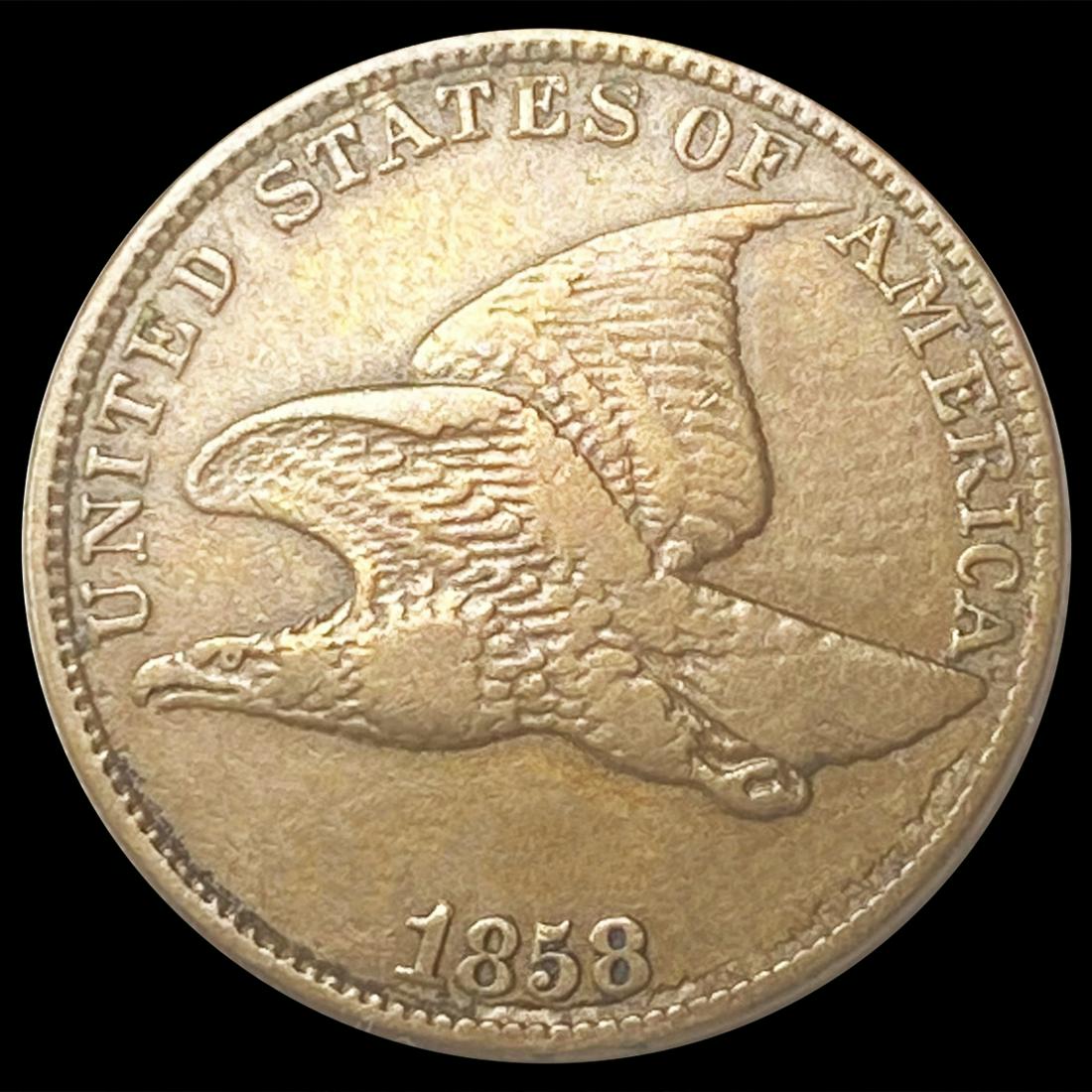 1858 Flying Eagle Cent NEARLY UNCIRCULATED (1 of 2)