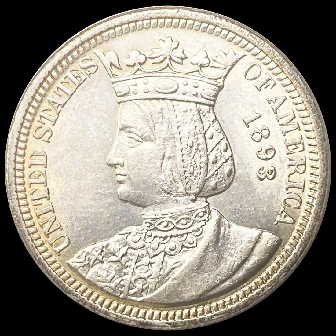 1893 Isabella Silver Quarter CHOICE BU (1 of 2)