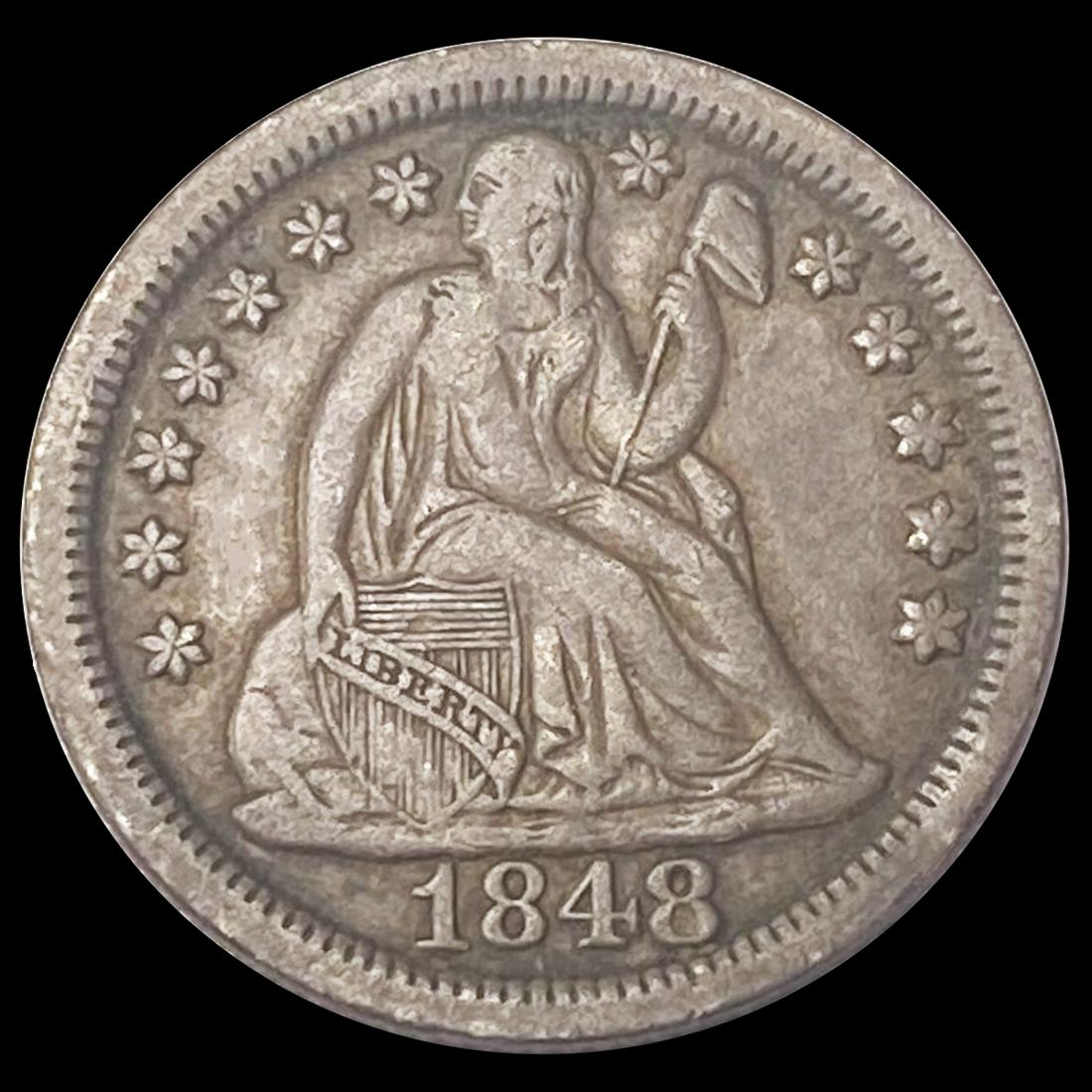 1848 Seated Liberty Dime CLOSELY UNCIRCULATED (1 of 2)