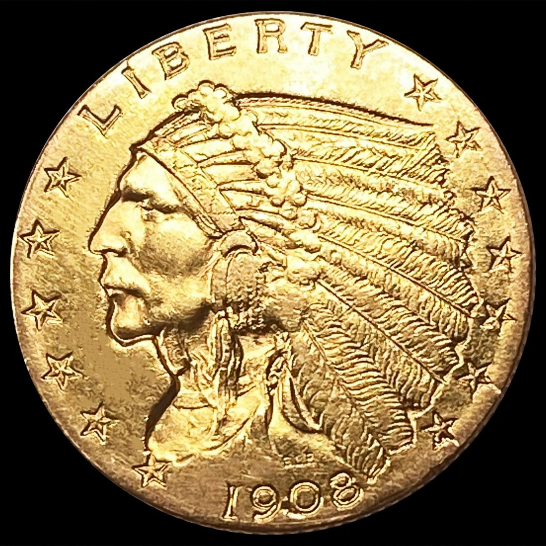 1908 $2.50 Gold Quarter Eagle UNCIRCULATED (1 of 2)