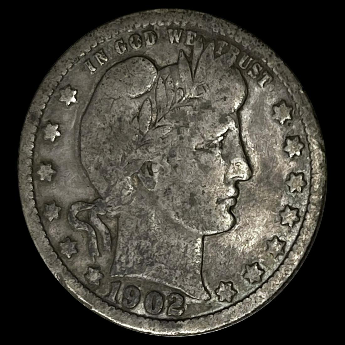 1902 Barber Quarter LIGHTLY CIRCULATED (1 of 2)