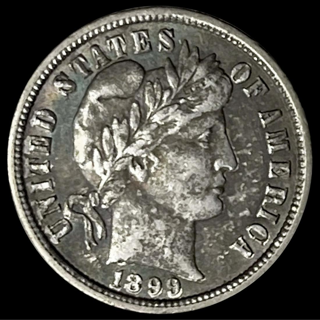 1899-O Barber Dime CLOSELY UNCIRCULATED (1 of 2)