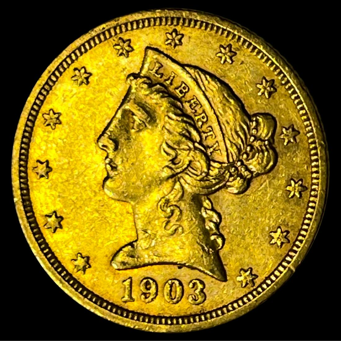 1903-S $5 Gold Half Eagle UNCIRCULATED (1 of 2)