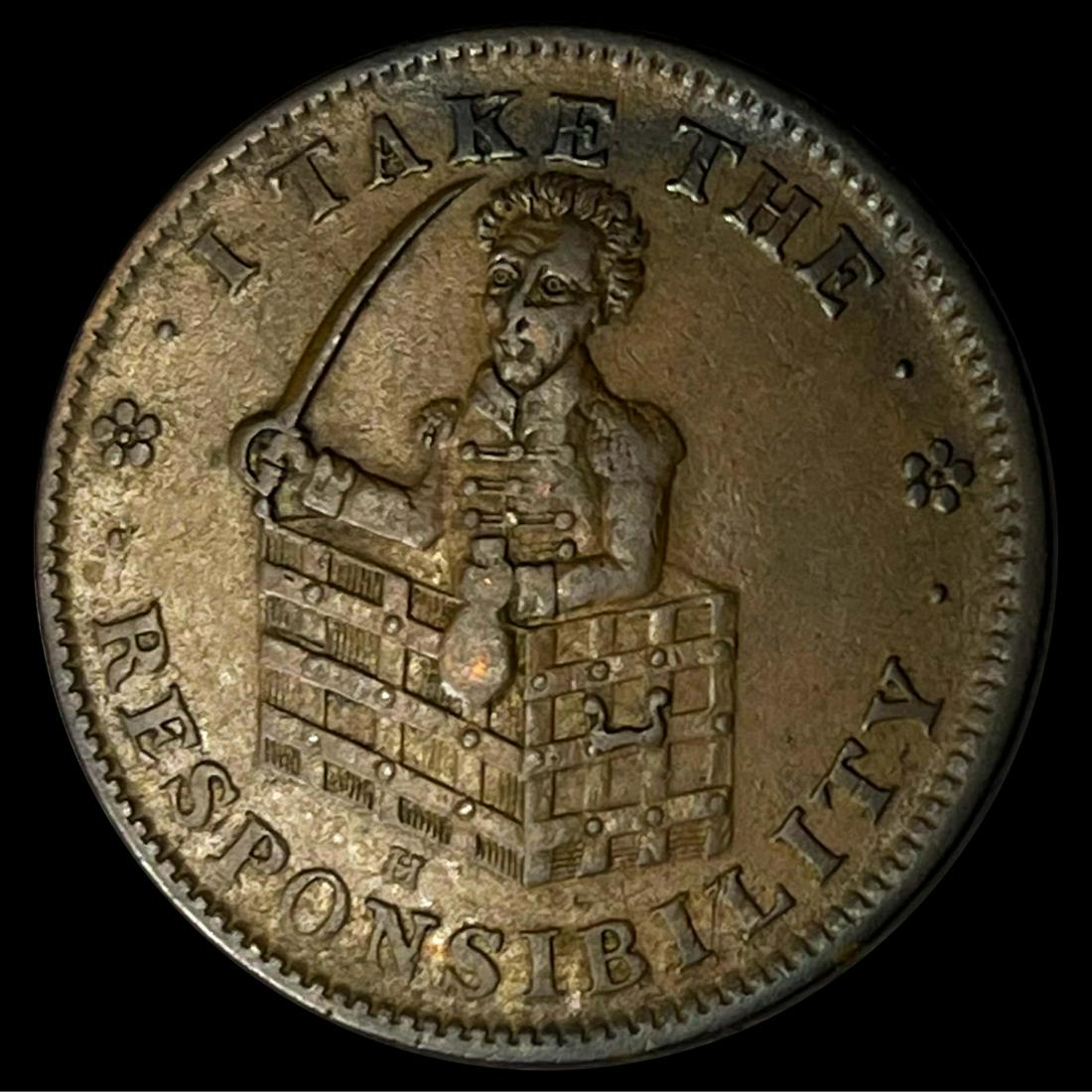 Roman Firmness Hard Times Token UNCIRCULATED (1 of 2)