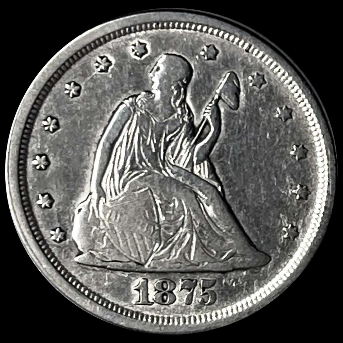 1875-S Twenty Cent Piece NEARLY UNCIRCULATED (1 of 2)