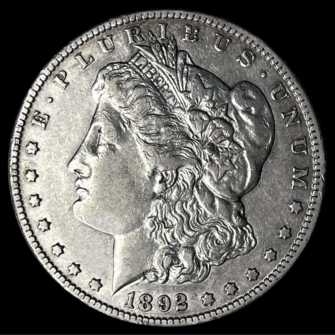 1892-CC Morgan Silver Dollar CLOSELY UNCIRCULATED (1 of 2)