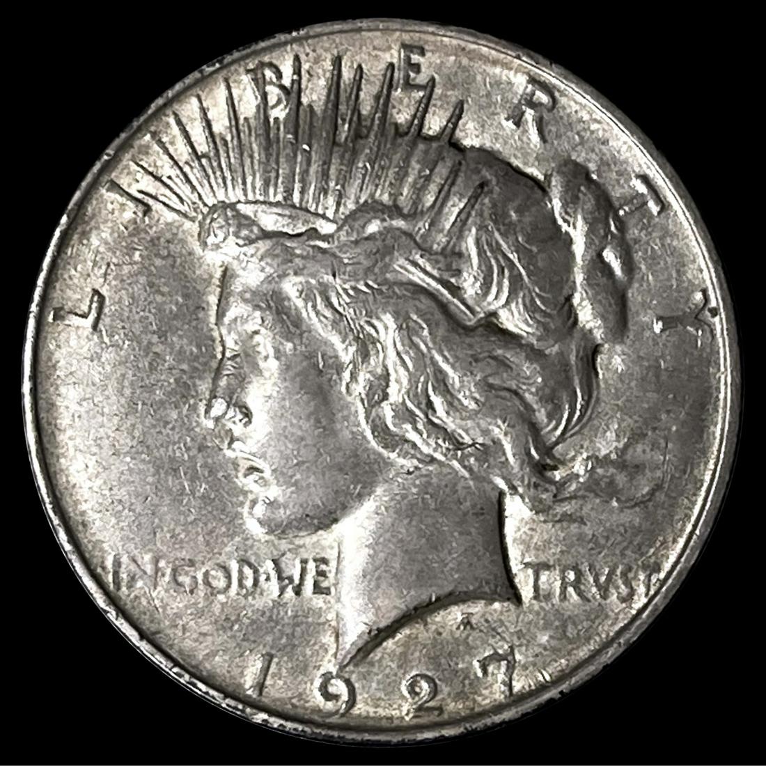 1927-D Silver Peace Dollar CLOSELY UNCIRCULATED (1 of 2)