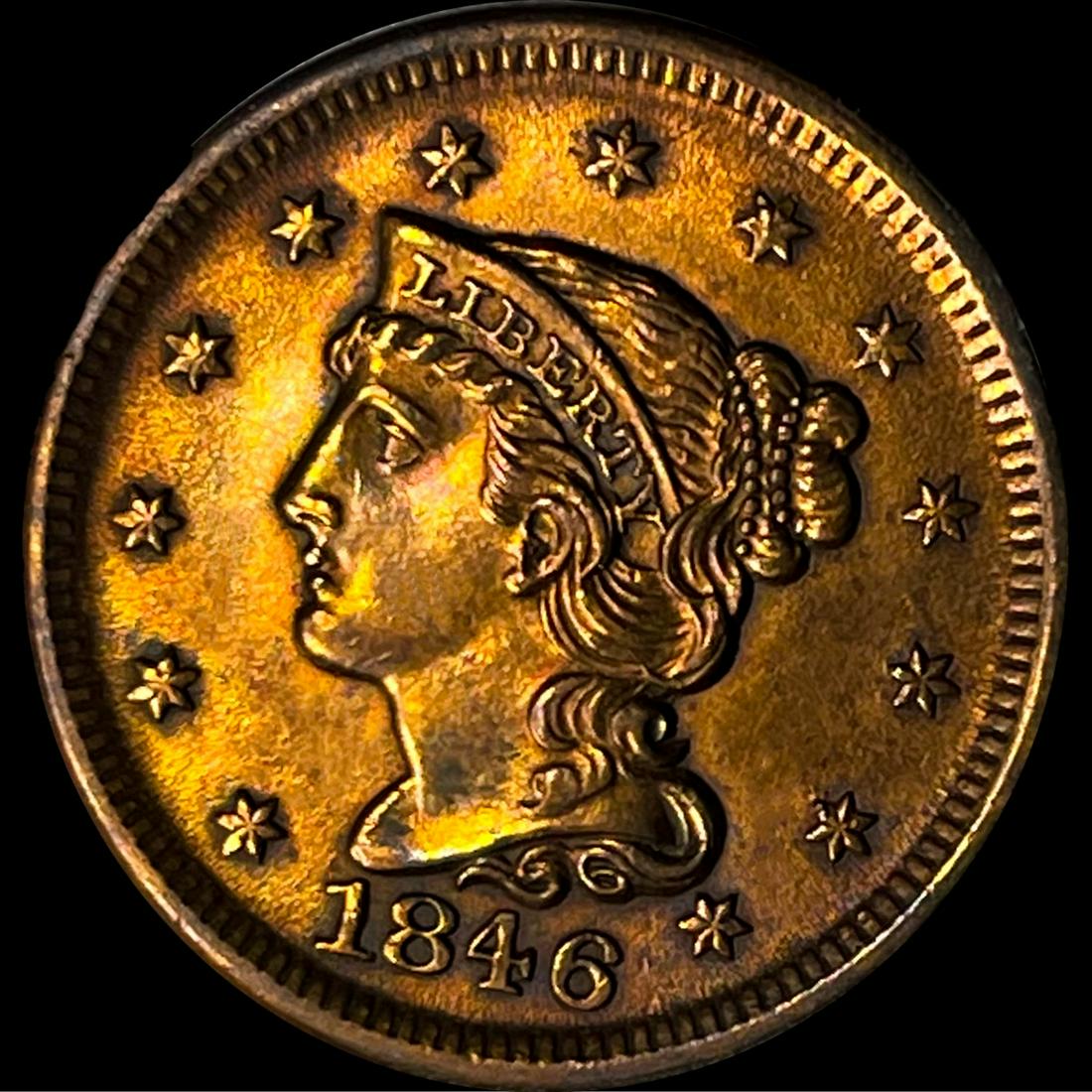 1846 Large Cent UNCIRCULATED (1 of 2)