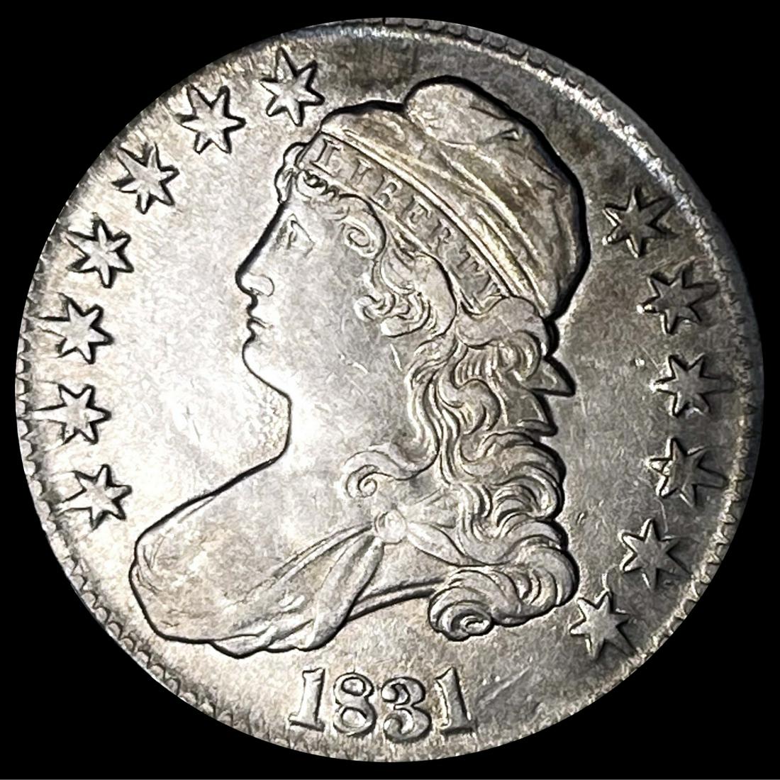 1831 Capped Bust Half Dollar NEARLY UNCIRCULATED (1 of 2)