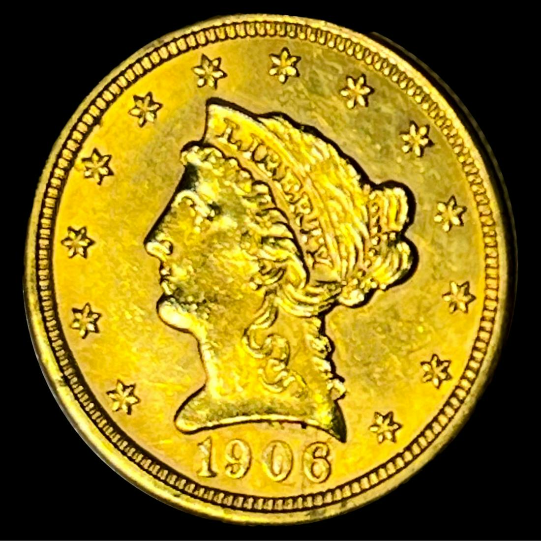 1906 $2.50 Gold Quarter Eagle UNCIRCULATED (1 of 2)