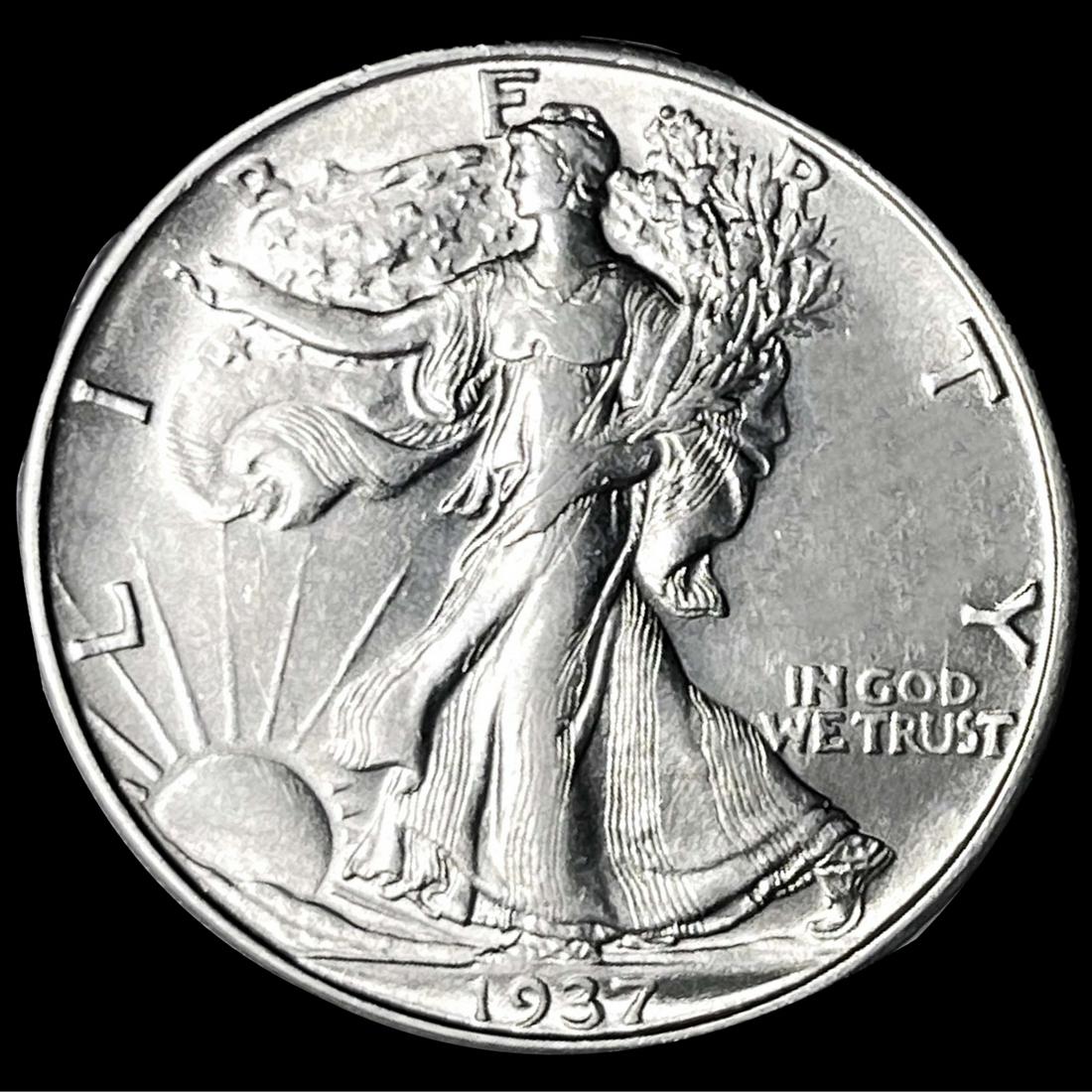 1937-D Walking Liberty Half Dollar UNCIRCULATED (1 of 2)