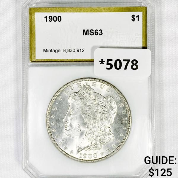 1900 Morgan Silver Dollar PCI-MS63 (1 of 2)