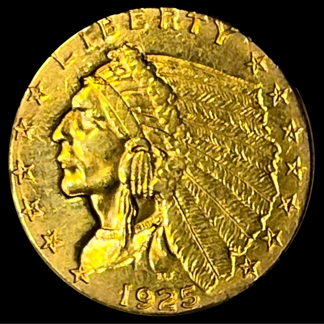 1925-D $2.50 Gold Quarter Eagle UNCIRCULATED (1 of 2)