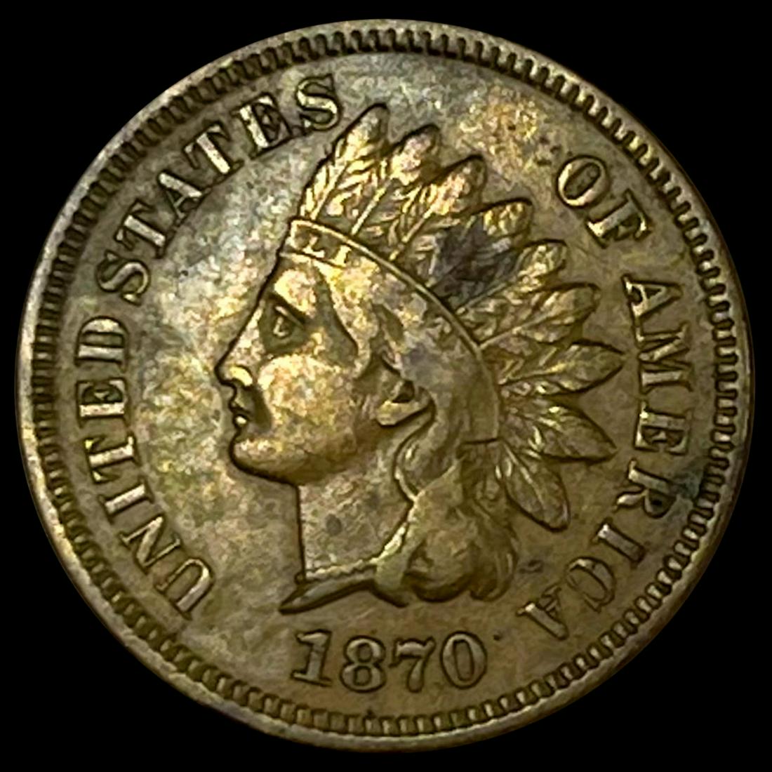 1870 Indian Head Cent NEARLY UNCIRCULATED (1 of 2)