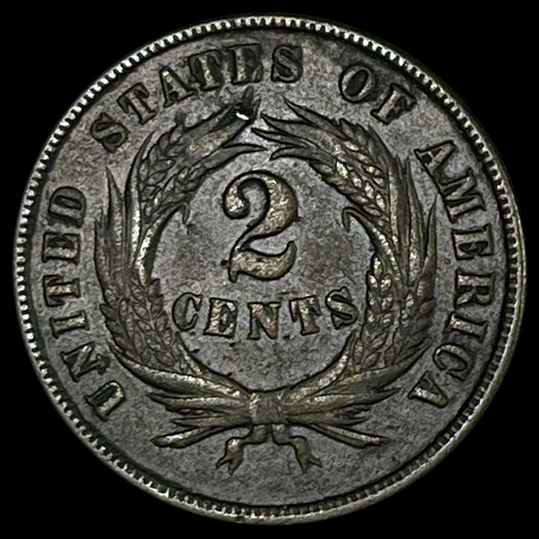 1869 Two Cent Piece UNCIRCULATED (1 of 2)