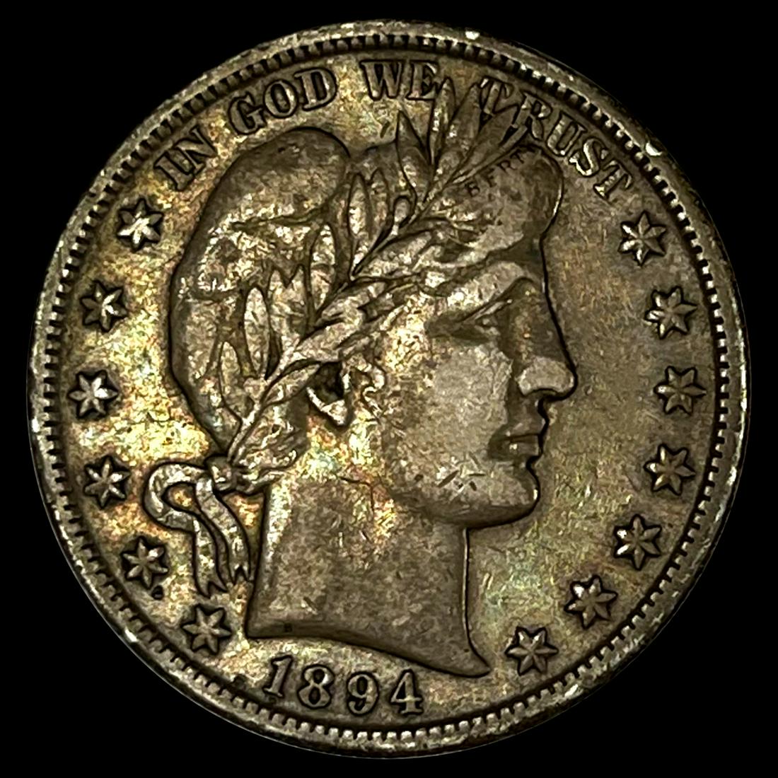 1894-S Barber Half Dollar ABOUT UNCIRCULATED (1 of 2)
