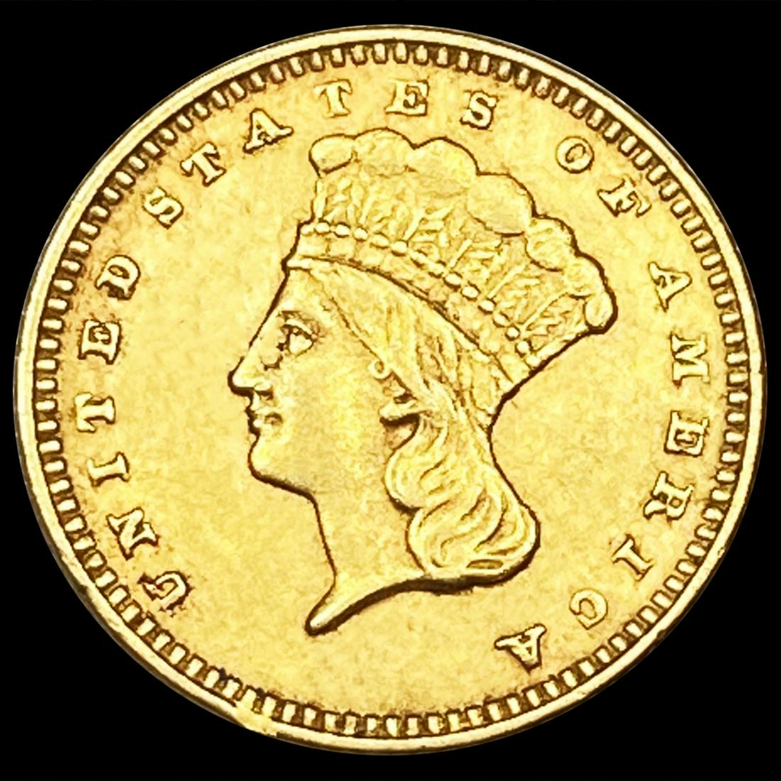 1874 Ty 3 Rare Gold Dollar UNCIRCULATED (1 of 2)
