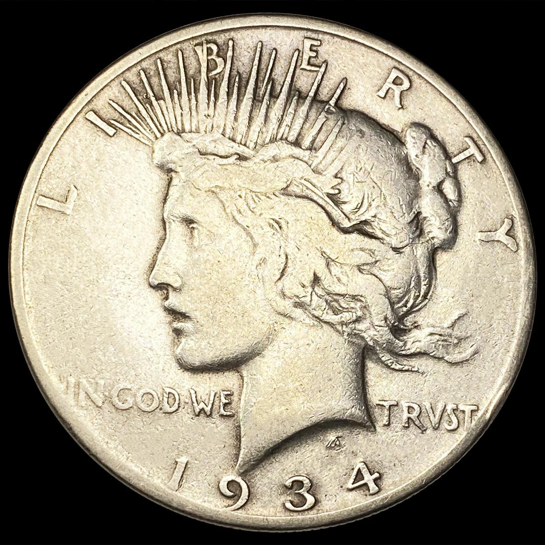 1934-S Silver Peace Dollar LIGHTLY CIRCULATED (1 of 2)