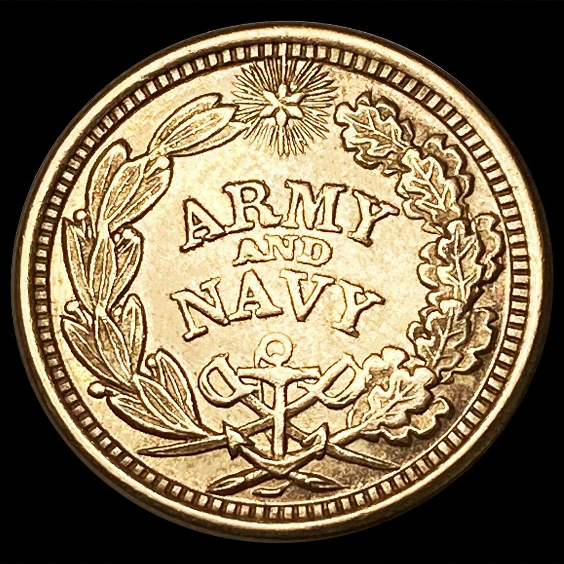 1861-5 Army & Navy Civil War Token UNCIRCULATED (1 of 2)