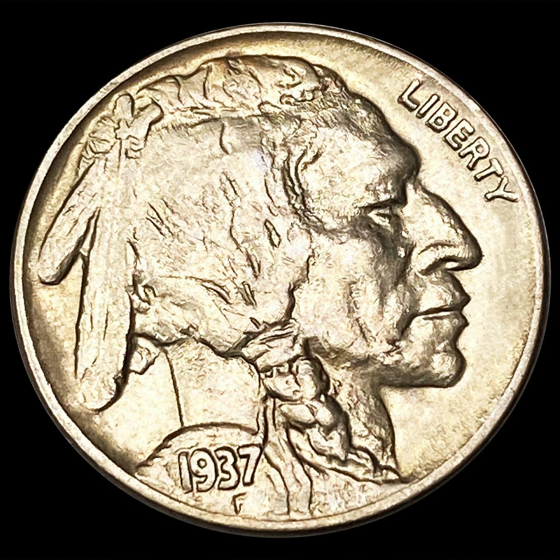 1937-D 3 Leg Buffalo Nickel UNCIRCULATED (1 of 2)