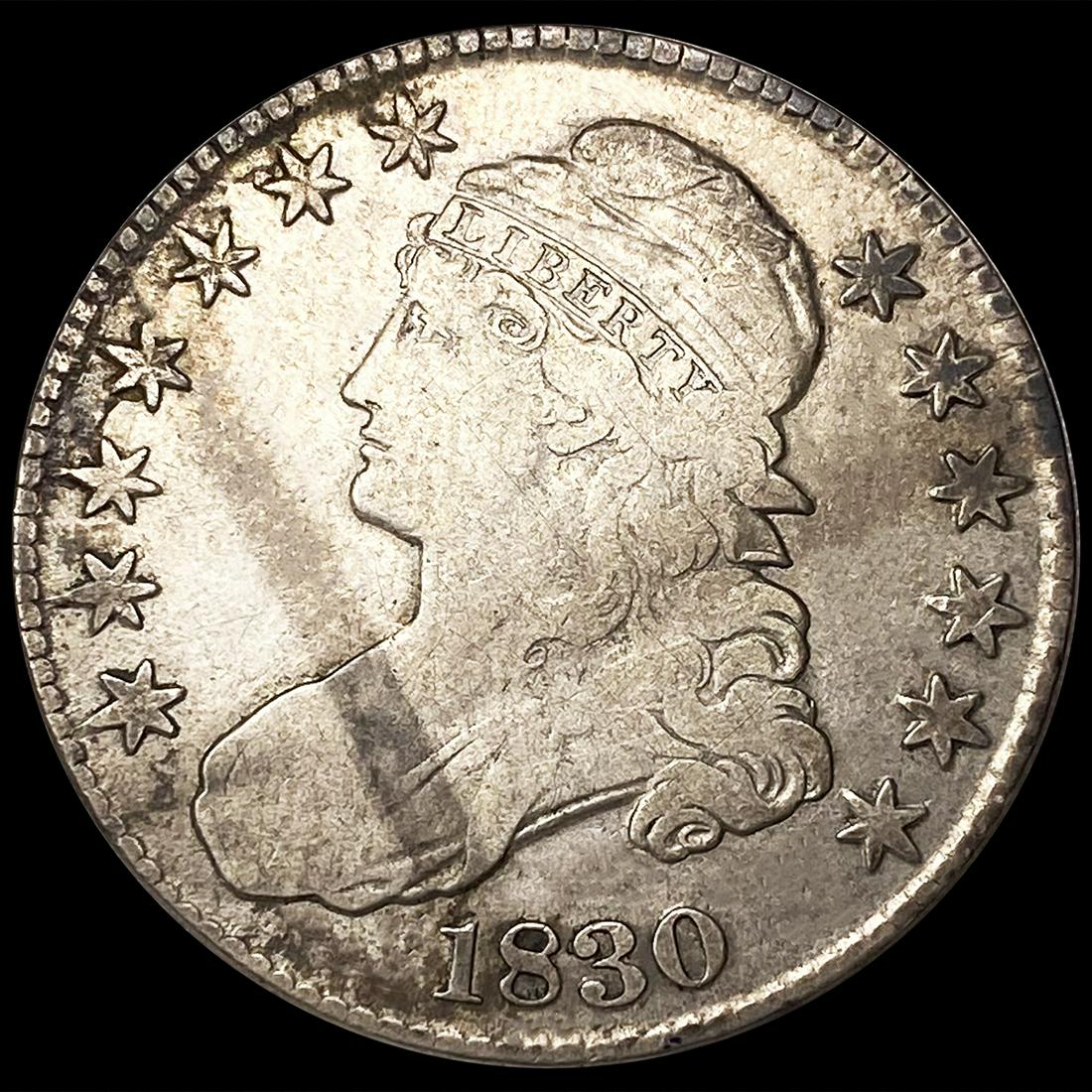 1830 Capped Bust Half Dollar NICELY CIRCULATED (1 of 2)