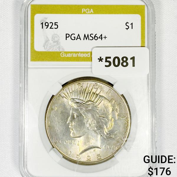 1925 Silver Peace Dollar PGA-MS64+ (1 of 2)