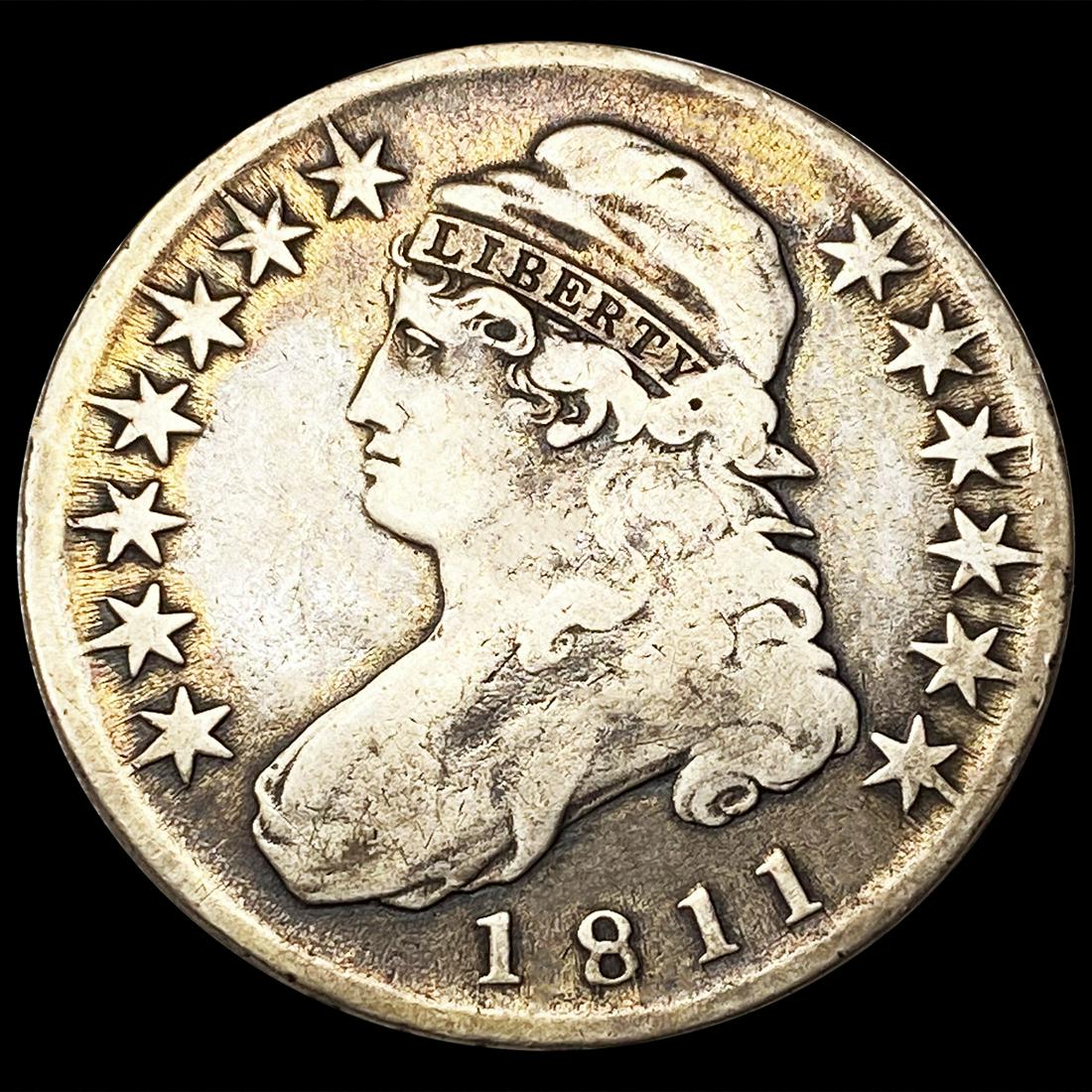 1811 Capped Bust Half Dollar LIGHTLY CIRCULATED (1 of 2)
