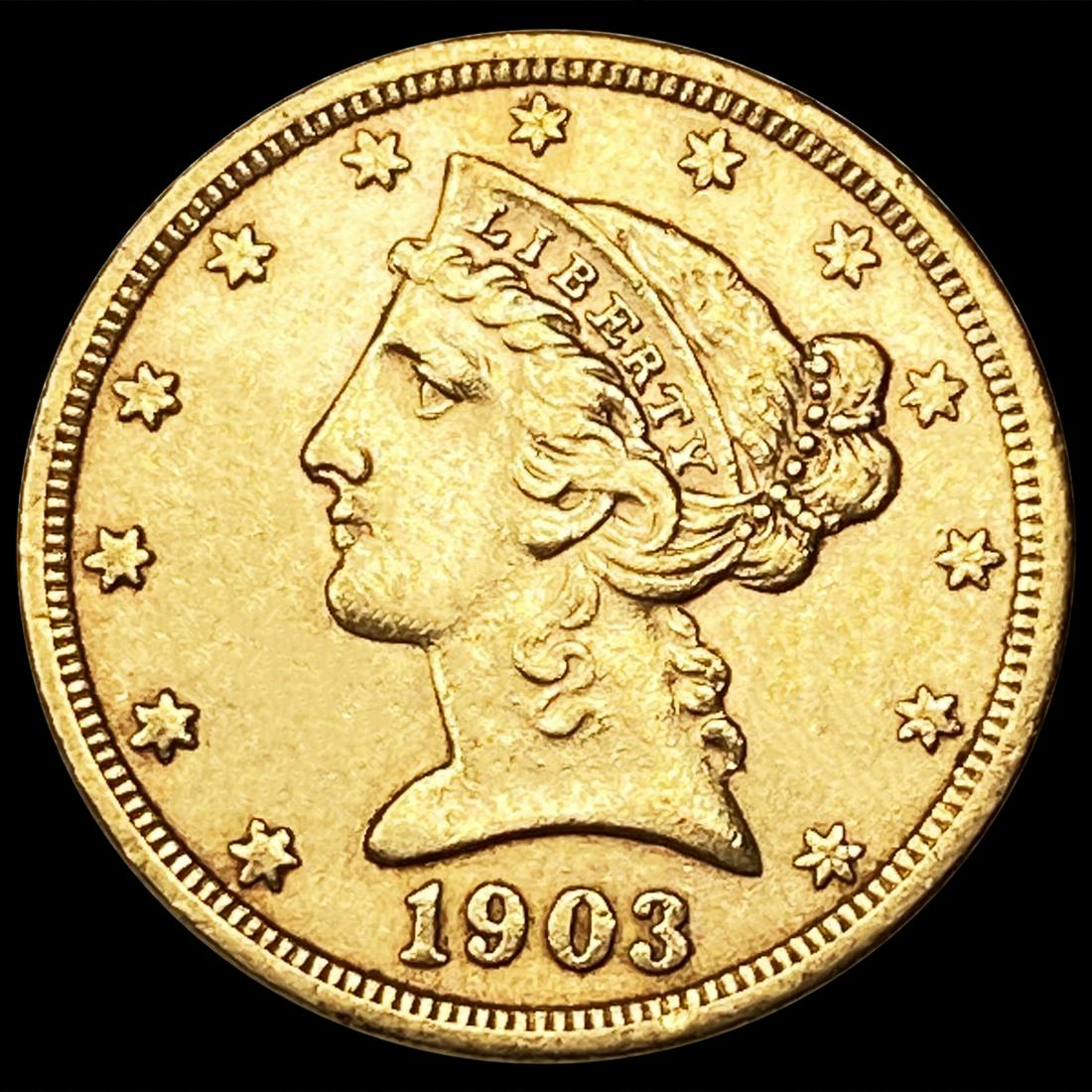1903-S $5 Gold Half Eagle UNCIRCULATED (1 of 2)