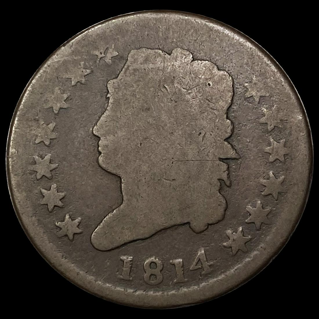 1814 Large Cent NICELY CIRCULATED (1 of 2)