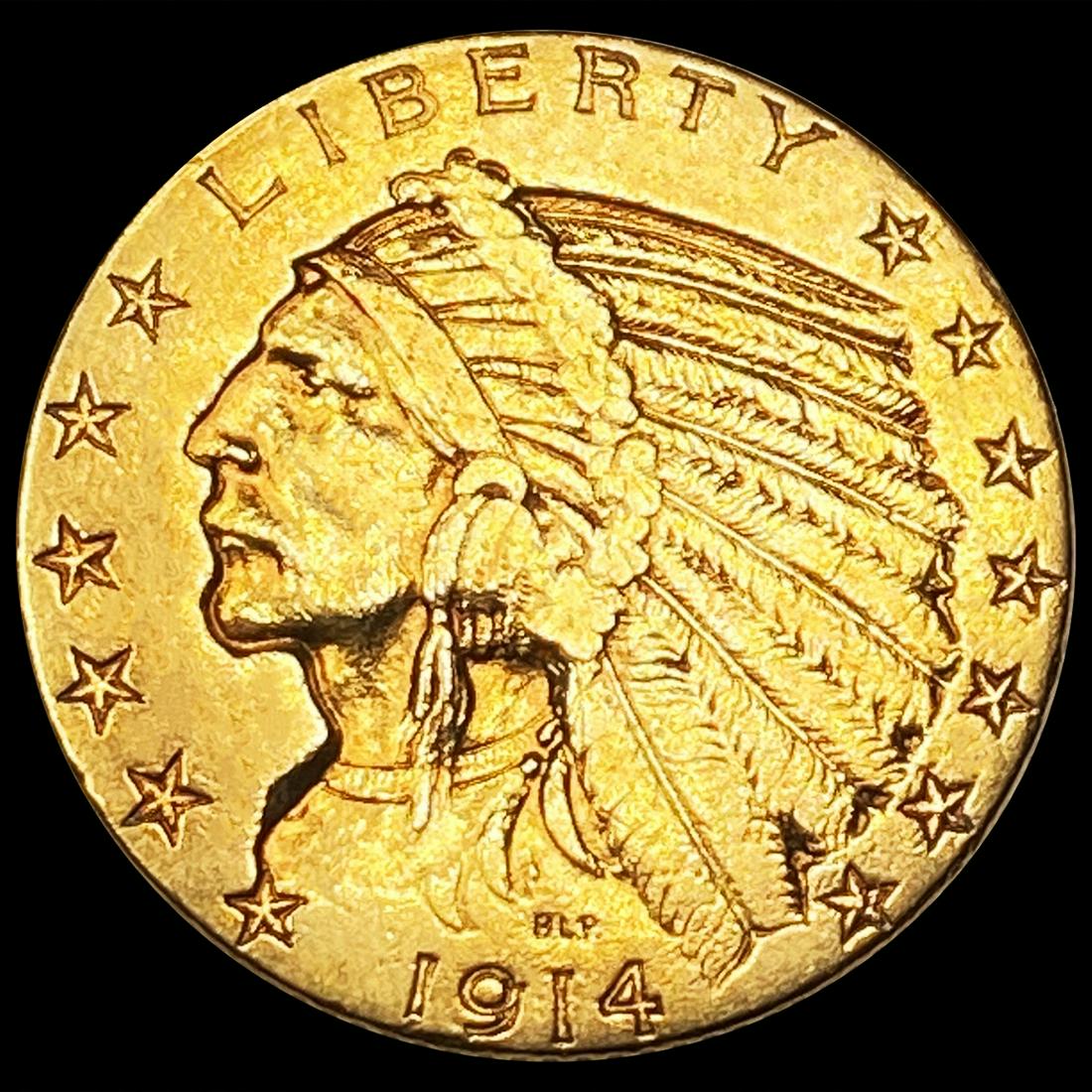 1914 $5 Gold Half Eagle NEARLY UNCIRCULATED (1 of 2)