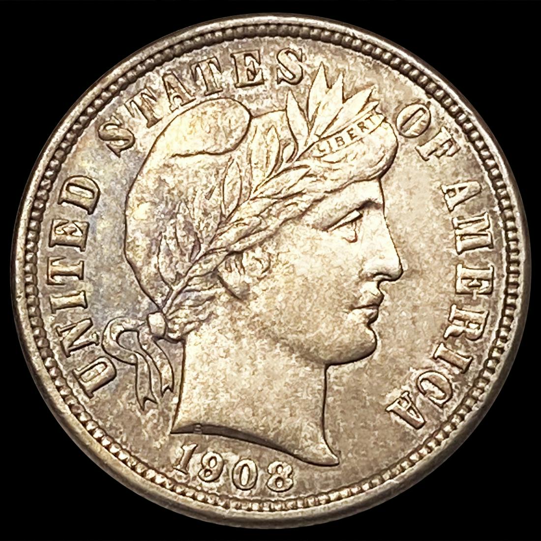 1908-D Barber Dime UNCIRCULATED: 1908-D Barber Dime UNCIRCULATED