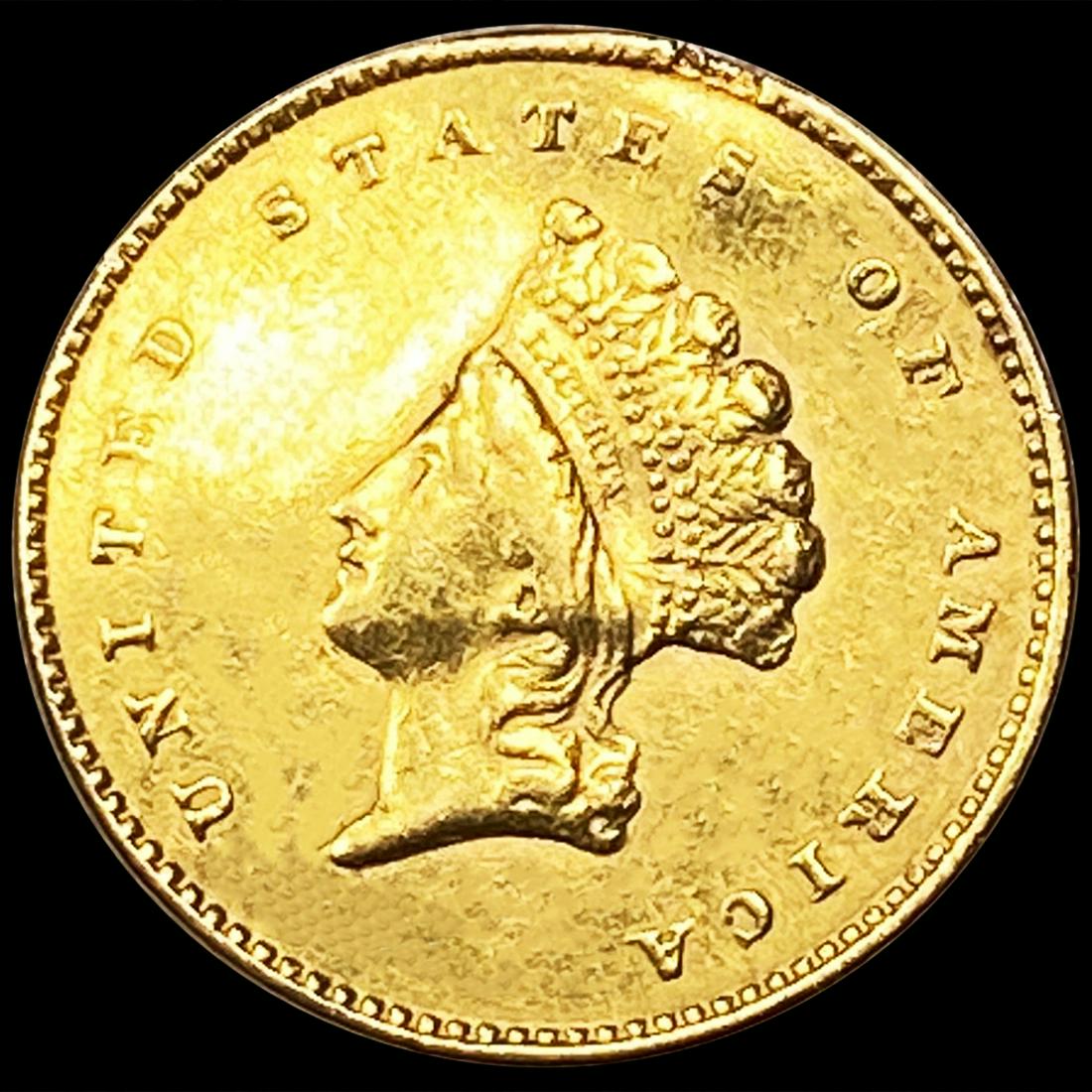 1855 Ty 2 Rare Gold Dollar CLOSELY UNCIRCULATED (1 of 2)