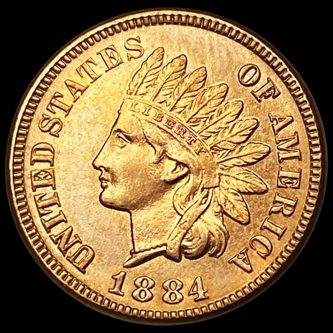 1884 RD Indian Head Cent UNCIRCULATED (1 of 2)