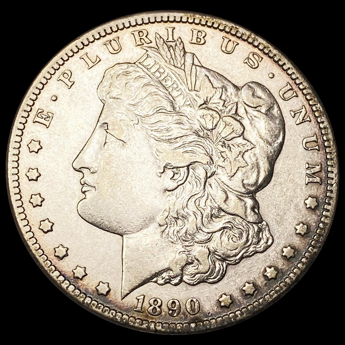1890-CC Morgan Silver Dollar NEARLY UNCIRCULATED (1 of 2)