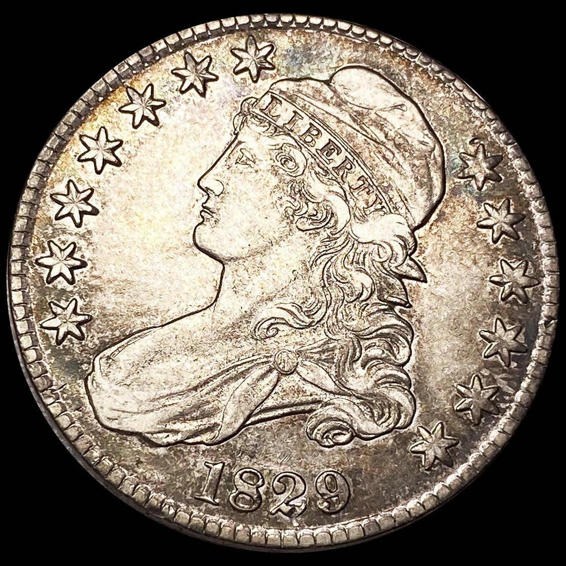 1829 Capped Bust Half Dollar CLOSELY UNCIRCULATED (1 of 2)