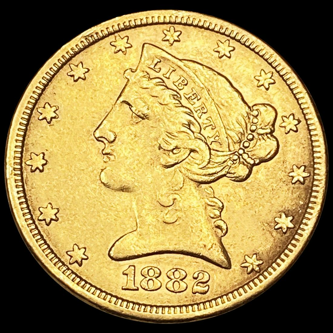 1882 $5 Gold Half Eagle UNCIRCULATED (1 of 2)