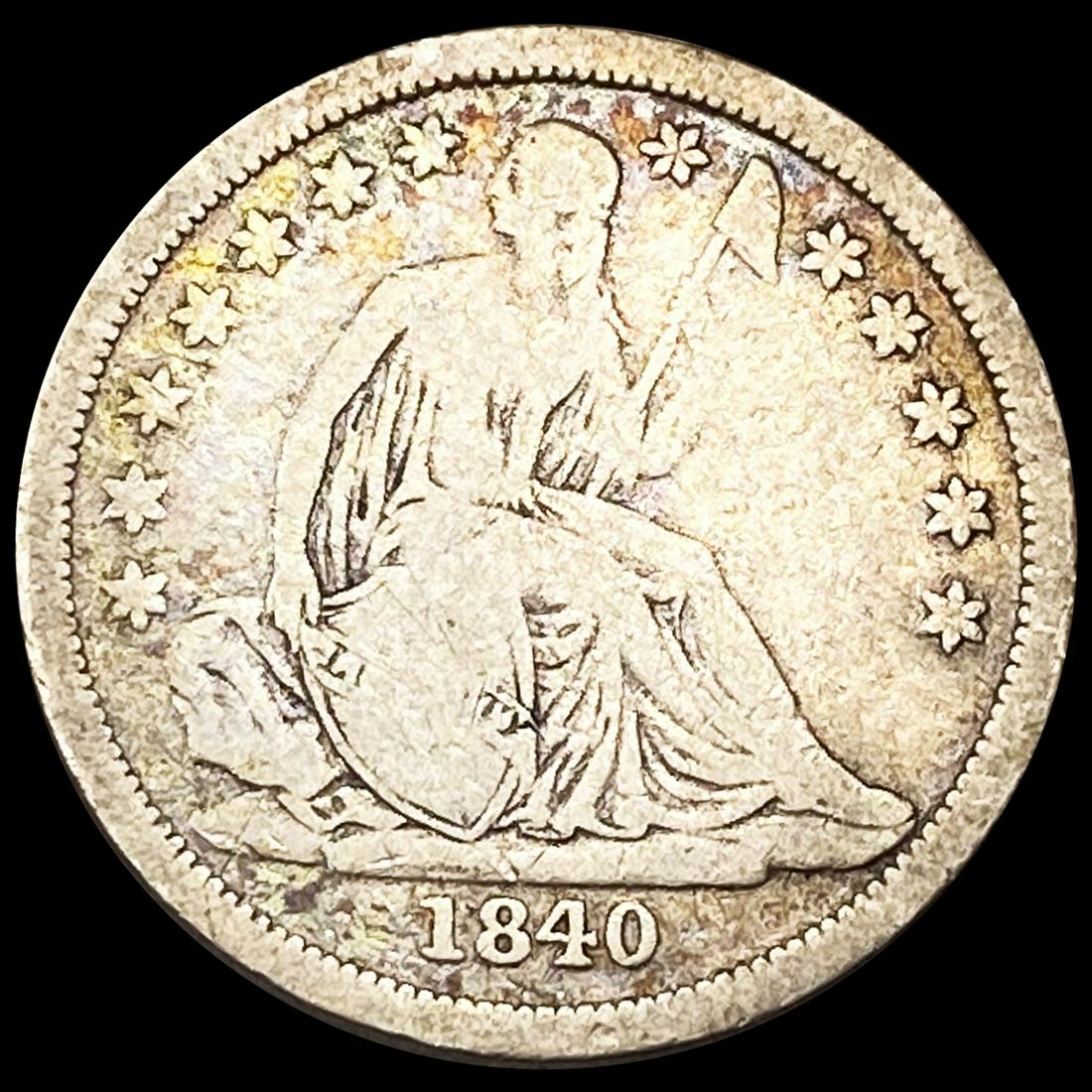 1840 Seated Liberty Dime NICELY CIRCULATED (1 of 2)