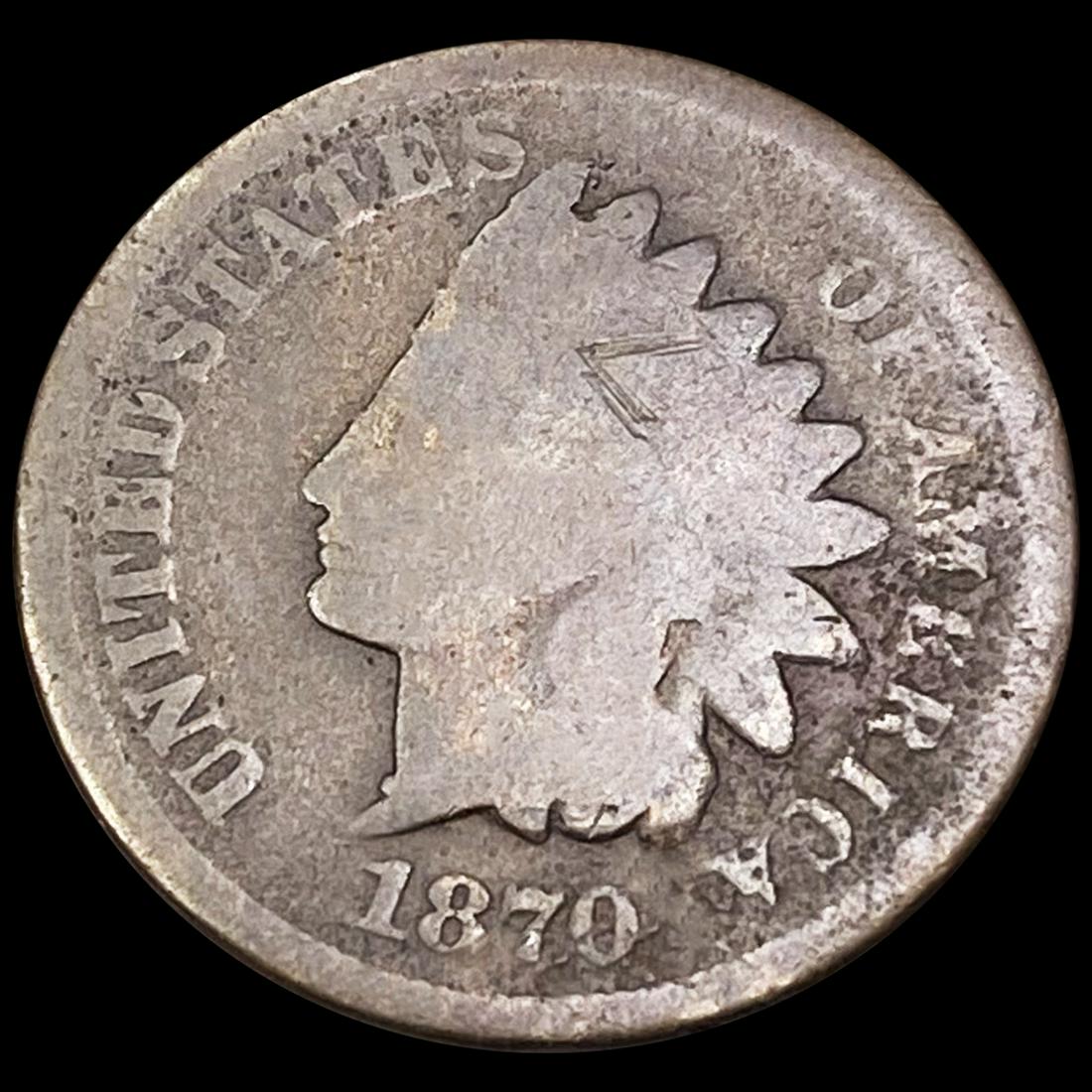 1870 Indian Head Cent NICELY CIRCULATED (1 of 2)