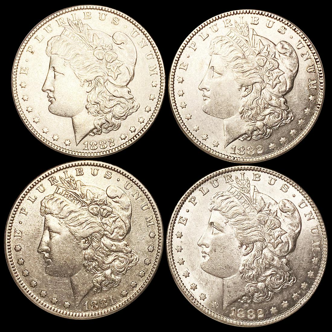 (4) Morgan Dollars UNCIRCULATED (1 of 2)